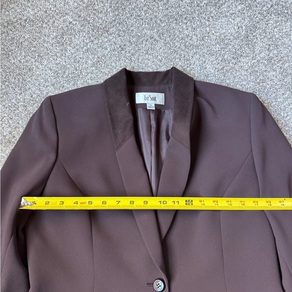Le Suit Women's Dark Brown Blazer